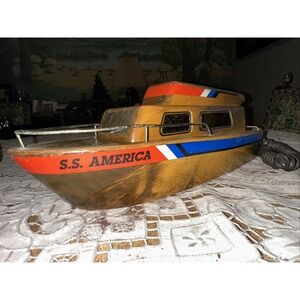 VTG 1970's Telemania SS America Telephone Boat Yacht Landline Ship Phone Works!